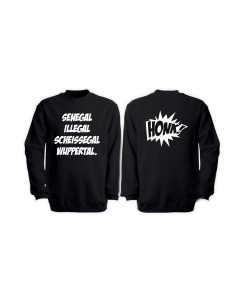 Sweat-Shirt "SENEGAL ILLEGAL" schwarz