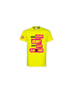 T-Shirt "LETZTES HEMD" gelb