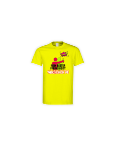 T-Shirt "WOCHENENDE" gelb