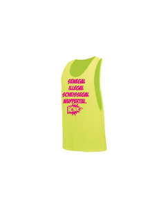 Tanktop "SENEGAL ILLEGAL" neongelb